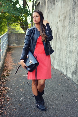 Comment porter des bottes mi-mollet en cuir noires
