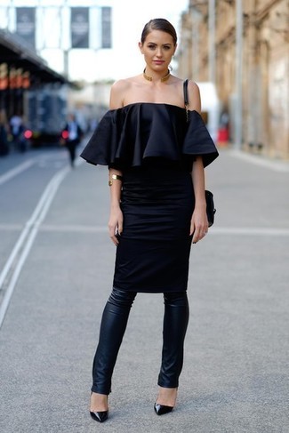 Comment porter des leggings noirs à 30 ans