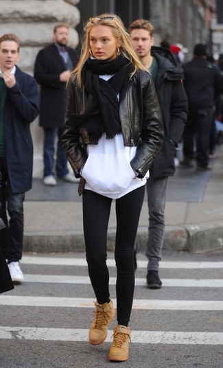 Comment porter des leggings noirs pour un style relax au printemps