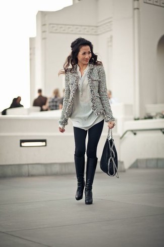 Comment porter des leggings noirs pour un style chic decontractés à 30 ans