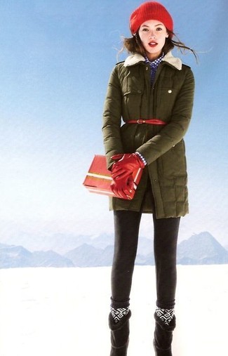 Comment porter des leggings noirs en hiver à 30 ans