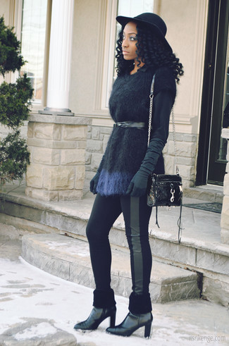 Comment porter des leggings noirs à 30 ans
