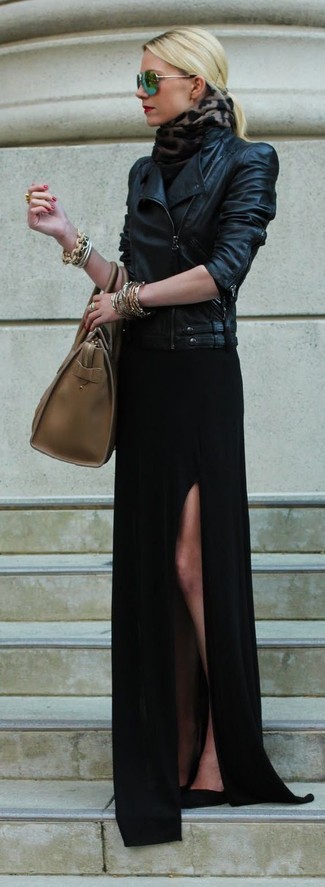 Des chaussures à porter avec une robe longue noire quand il fait frais