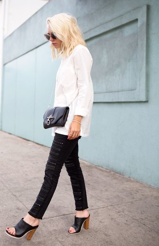 Comment porter des mules noires