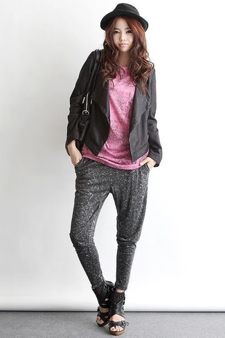 Comment porter une veste ouverte noire