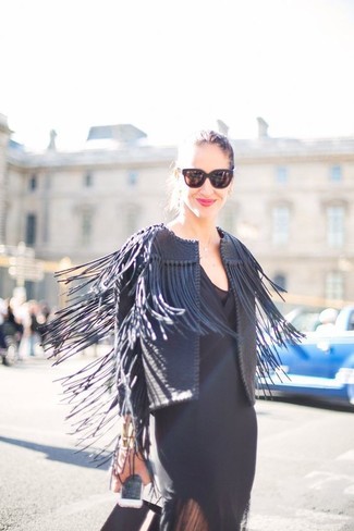 Comment porter une veste ouverte noire