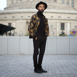 Comment porter une veste imprimée noire
