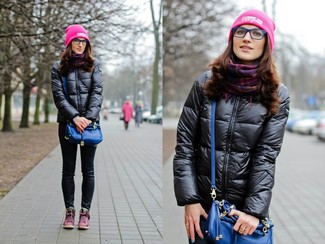 Comment porter une doudoune noire