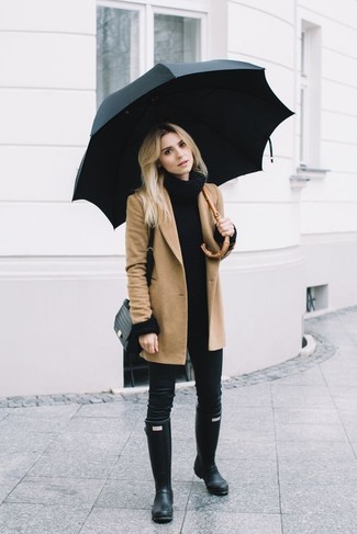 Comment porter des bottes de pluie noires