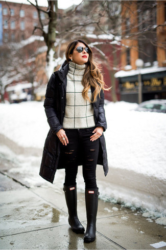 Comment porter des bottes de pluie noires pour un style relax
