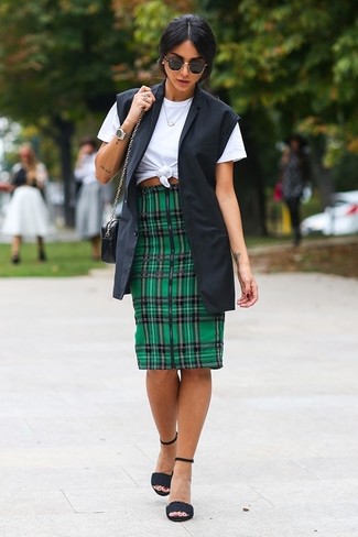 Comment porter un blazer sans manches noir