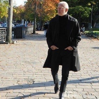 Comment porter un trench noir avec un jean noir