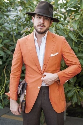 Blazer orange Dolce & Gabbana