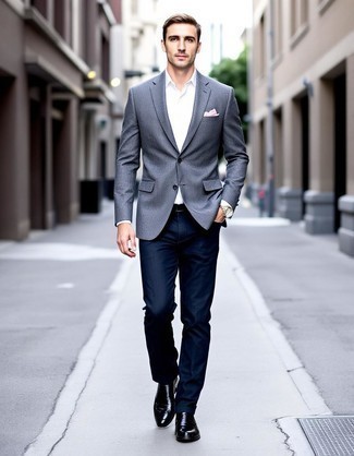 Blazer gris camel active