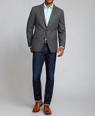Chemise de ville bleu clair Jack & Jones