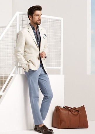 Blazer blanc Philipp Plein