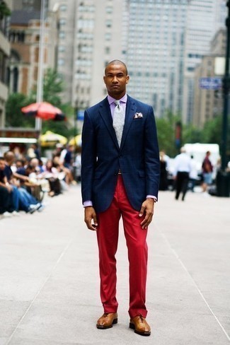 Pantalon de costume rouge Calvin Klein