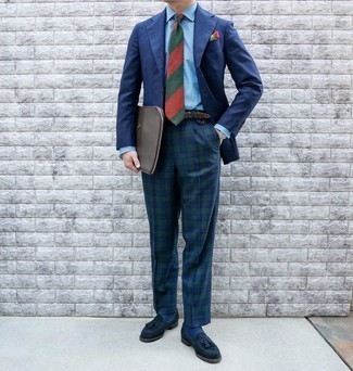 Cravate à rayures horizontales multicolore Prada