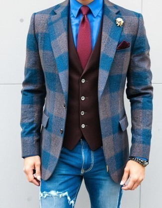 Chemise en jean bleue Diesel