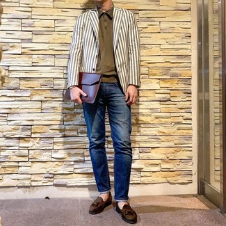 Comment porter un blazer avec des slippers