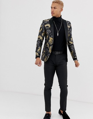 Comment porter un blazer avec des slippers