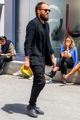 Comment porter un blazer avec des slippers