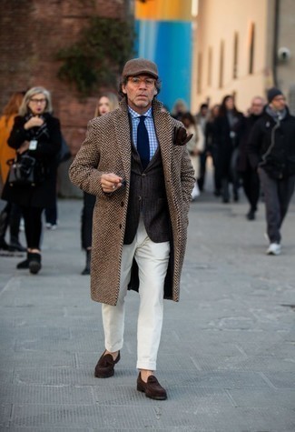 Comment porter un blazer avec des slippers en hiver après 50 ans