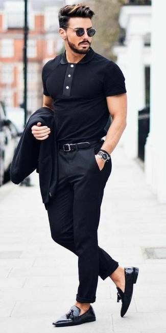 Pantalon de costume noir Selected Homme