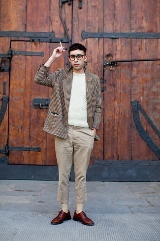 Pantalon chino beige Selected Homme