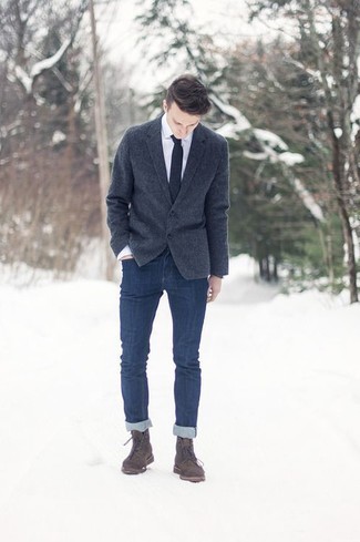 Comment porter un blazer avec un jean skinny pour un style chic decontractés