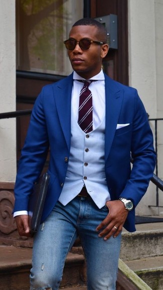 Comment porter un blazer avec un jean skinny pour un style chic decontractés à 20 ans