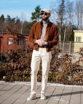 Pantalon chino blanc Salvatore Ferragamo