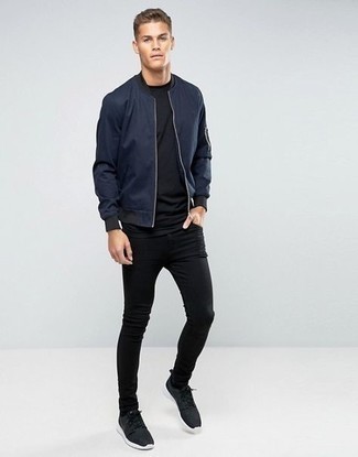 Chaussures de sport noires et blanches Calvin Klein Jeans