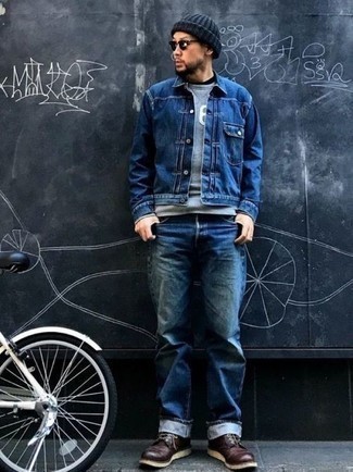 Comment porter un bonnet bleu