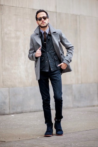 Comment porter des bottes bleues