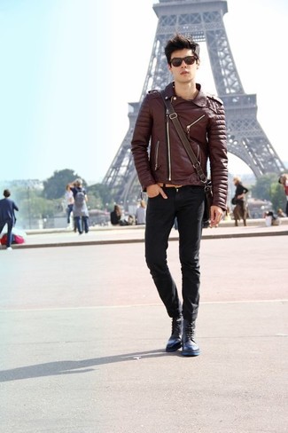 Comment porter des bottes bleues