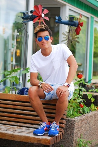 Comment porter des lunettes de soleil bleues quand il fait très chaud