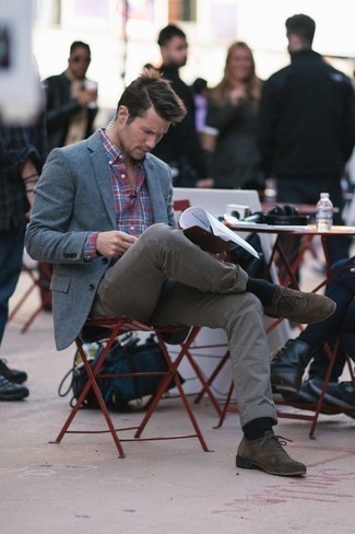 Comment porter un blazer en laine bleu