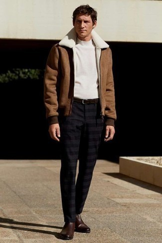 Comment porter des bottes marron en hiver