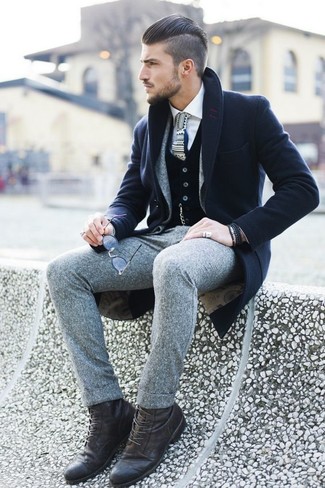 Comment porter des bottes marron en hiver