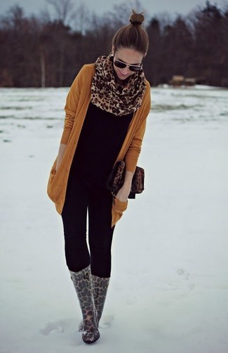 Comment porter un cardigan marron