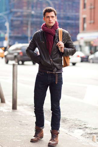 Un jean à porter avec des bottes de loisirs marron