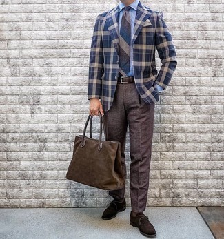 Comment porter un pantalon de costume marron