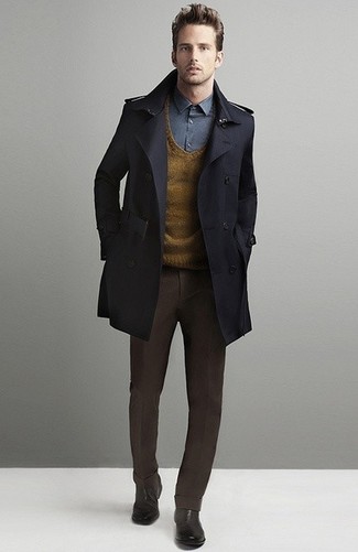 Comment porter un pantalon de costume marron