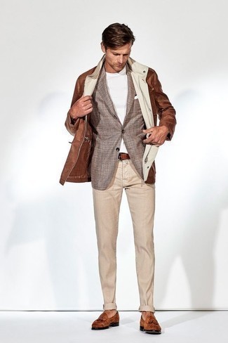 Comment porter une veste style militaire marron