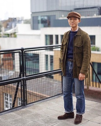 Comment porter une veste style militaire marron