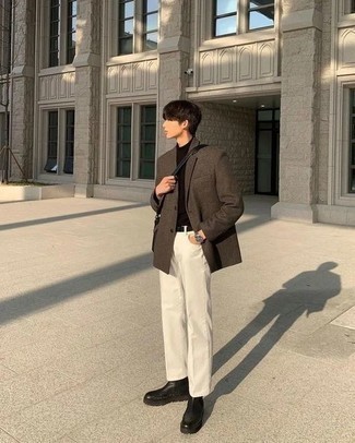 Comment porter une veste marron pour un style chic decontractés à l'adolescence