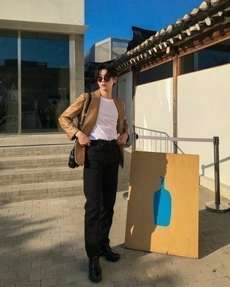 Comment porter une veste marron quand il fait chaud à l'adolescence