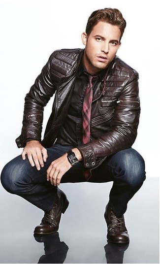 Comment porter une veste marron pour un style chic decontractés quand il fait frais