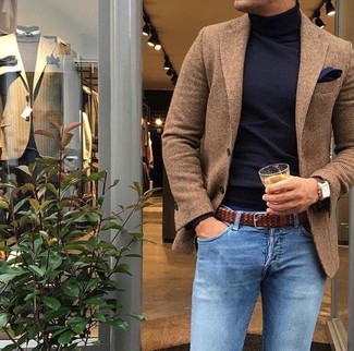 Comment porter une veste marron pour homme